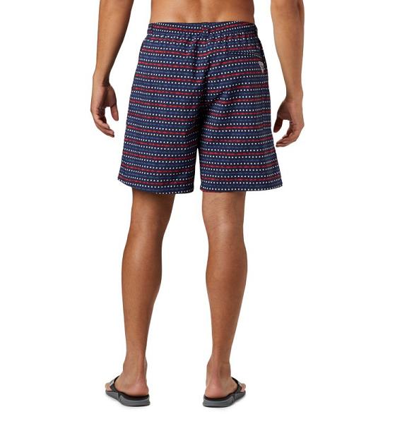 Columbia PFG Super Backcast Shorts Navy For Men's NZ89275 New Zealand